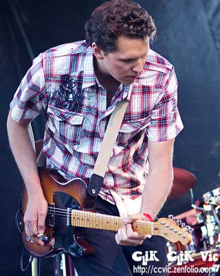 Photo of the Lead Guitarist with Marshall Dane. Photo credit ccvic.zenfolio.com