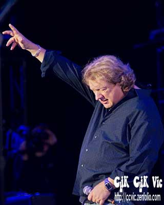 Photo of Lou Gramm in concert at the CNE Bandshell. photo credit ccvic.zenfolio.com