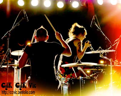 Photo of Chuck D Keeping performing with Suzie Mcneil at the Taste of the Kingsway. Photo creditVincent Banial and Uniquely Toronto