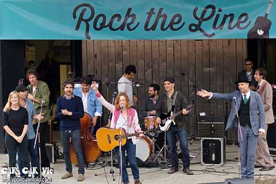 Photo of the Rock the Line concert. Photo credit Vincent Banial