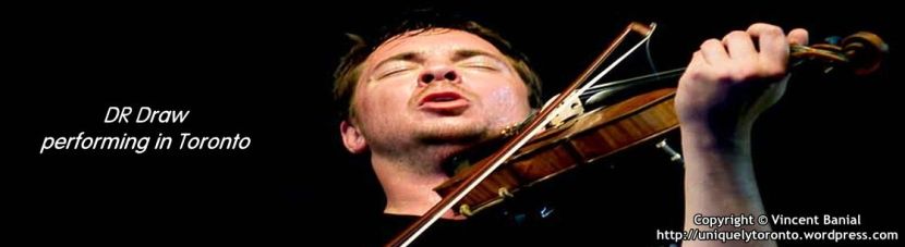 Photo of DR DRaw performing at the Taste of the Danforth festival in Toronto. Copyright Vincent Banial and Uniquely Toronto