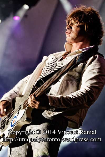 Photo of Platinum Blonde performing atthe Toronto CNE in 2014. Photo credit Vincent Banial