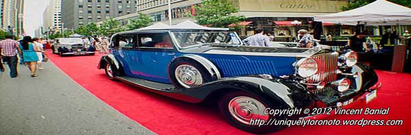 Photo of a Rolls Royce.Photo Credit Vincent Banial and uniquelytoronto.com