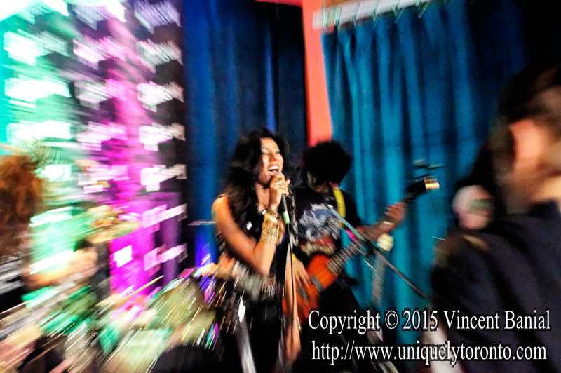 Photo of Diemonds performing at the eOne Music Canada 2015 CMW party. Photo credit Vincent Banial