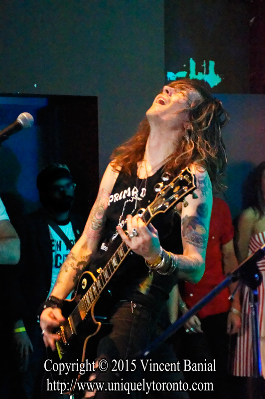 Photo of Diemonds performing at the eOne Music Canada & Gibson party on May 09 2015. Photo credit Vincent Bania