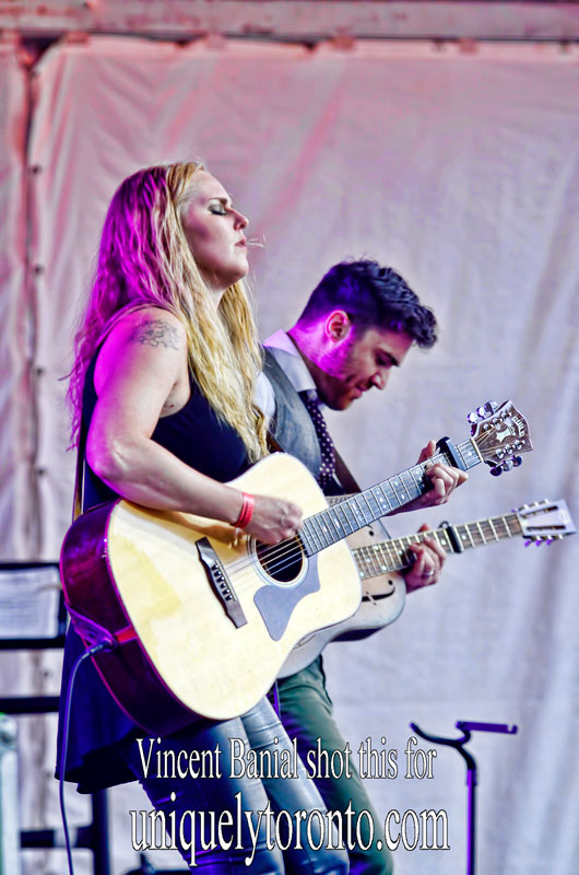 Photo of "Jessica Mitchell" performing at the 2015 Luminato Festival, in Toronto. Photo credit Vincent Banial