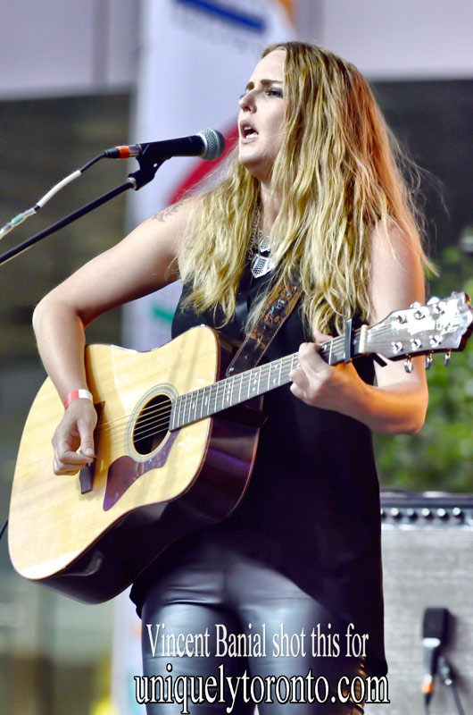 Photo of "Jessica Mitchell" performing at the 2015 Luminato Festival, in Toronto. Photo credit Vincent Banial
