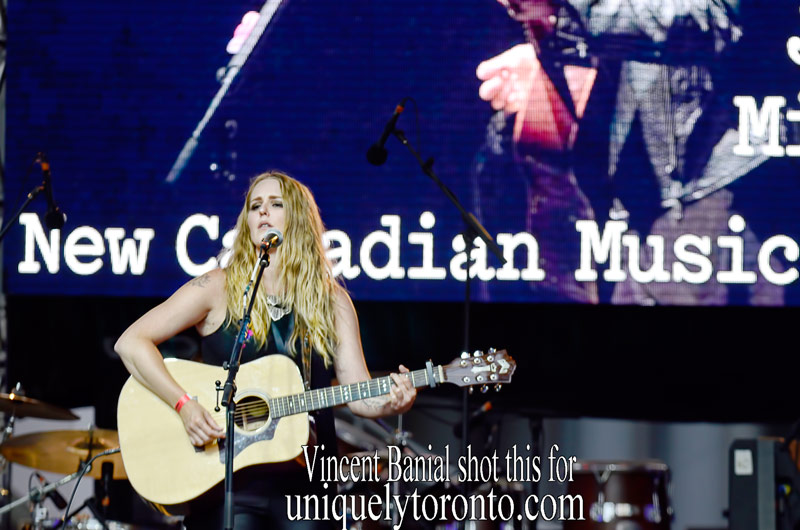 Photo of "Jessica Mitchell" performing at the 2015 Luminato Festival, in Toronto. Photo credit Vincent Banial