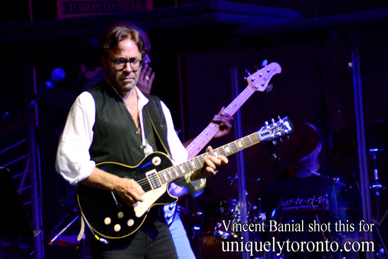Al Di Meola performing on June 25 at Nathan Philips Square as part of the Toronto Jazz Festival. Photo credit Vincent Banial