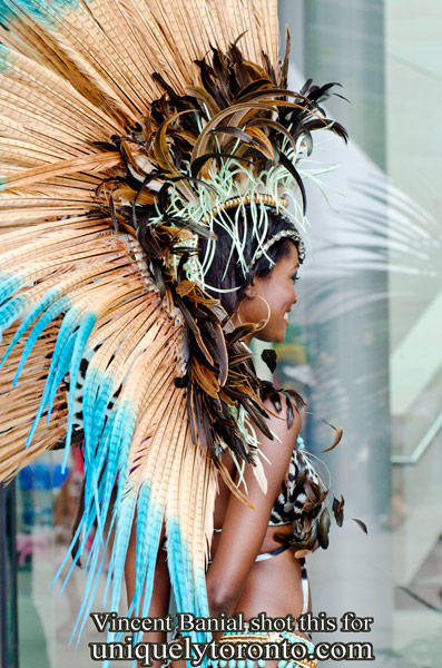Photo from the Official Launch to kickoff the 2015 Scotiabank Toronto Caribbean Carnival. Photo credit Vincent Banial