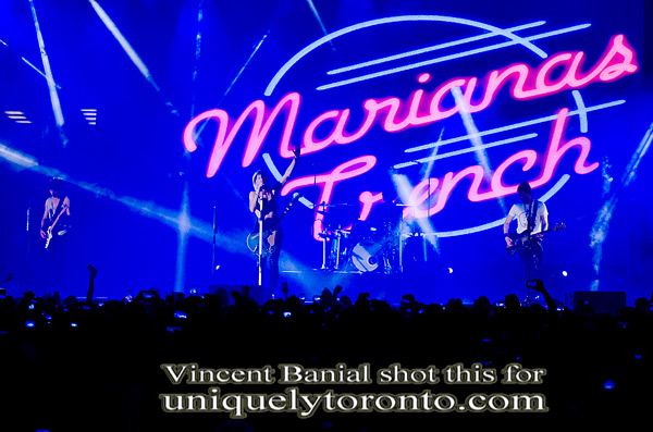 Photo of the "Marianas Trench" concert on July 15 2015 at Nathan Philips Square, as part of Toronto 2015 Panamania. Photo credit Vincent Banial