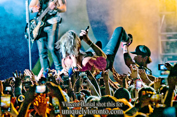 Photo of the Marianas Trench concert at Nathan Philips Square on July 15 2015. Part of Panamania Toronto. Photo credit Vincent Banial