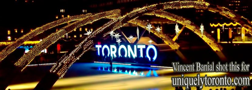 Photo of 2015 Nathan Phillips Square. Toronto Christmas Tree. Photo credit Vincent Banial