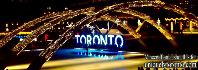 Photo of 2015 Nathan Phillips Square. Toronto Christmas Tree. Photo credit Vincent Banial