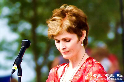 Photo of Alannah Myles at Woodbine Park. Photo credit Vincent Banial