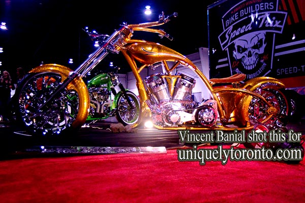 Speed Trix Custom Motorcycle at the North American International Motorcycle Supershow 2016