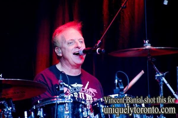 Sean Ftzsimons on Drums with The FlairZ, performing at the North American International Motorcycle Supershow 2016