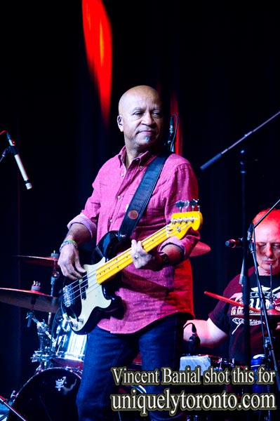 Jeff Jones on Bass with The Flairz performing at the North American International Motorcycle Supershow 2016