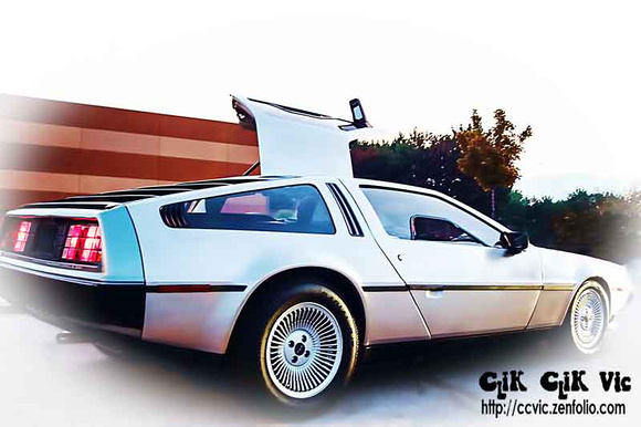 Photo of an original DeLorean DMC 12. Photo credit Vincent Banial