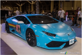 Photo of musician deadmau5's Lamborhini Huracan