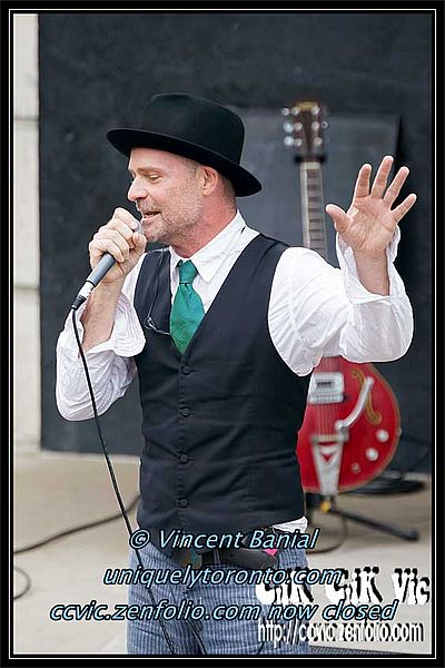 Photo od Gord Downie, of The Tragetically Hip. by Vincent Banial