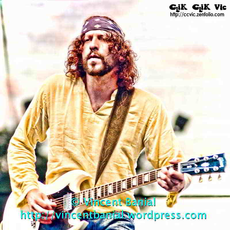 Photo of "The Sheepdogs" in concert at the Festival of Friends 2011. Photo credit Vincent Banial