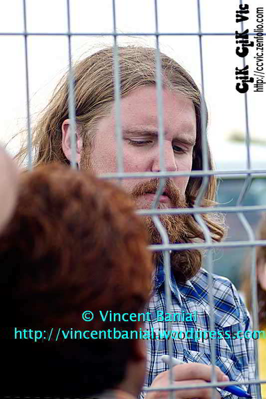 Photo of "The Sheepdogs" in concert at the Festival of Friends 2011. Photo credit Vincent Banial