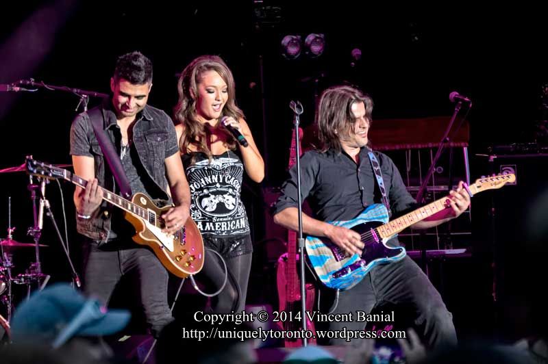 Kira Isabella concert at the CNE Bandshell on Aug 29th 2014. Copyright Vincent Banial