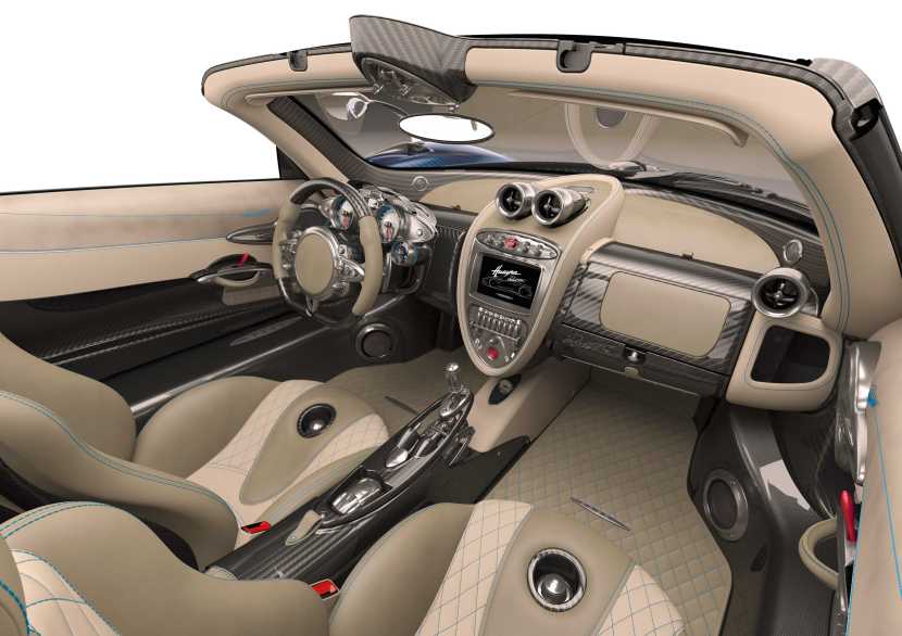 Photo of Pagani Huayra Roadster interior view